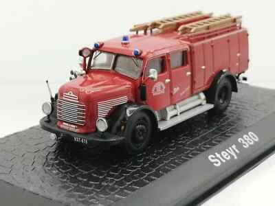 Atlas Editions Classic Fire Engines 1/72 Scale Steyr 380 Camion Pompieri - Immagine 1 di 4