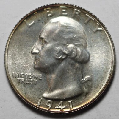 1941 Proof Washington Quarter M1318 - Image 1 of 2