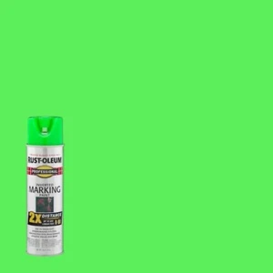 Fluorescent Green Inverted Marking Spray Paint, 15 oz (6-Pack) - Picture 1 of 6