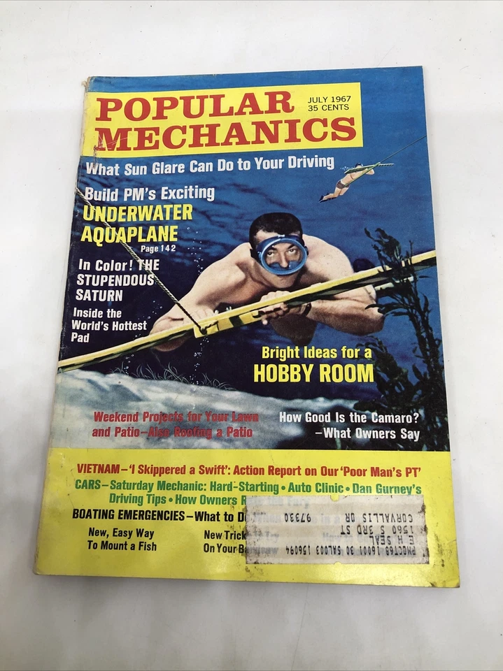 Popular Mechanics Magazine July 1967 Foto 1 de 4