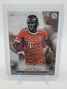 2022-23 Topps UEFA Club Competitions Inception Sadio Mane Bayern Munich - Picture 1 of 2