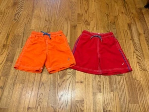 A Lot Of 2 Boy's Nautica Swim Shorts, Size L, 7 - Picture 1 of 1