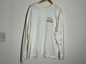 Free&Easy classic long sleeve T-shirt men size L - Picture 1 of 7