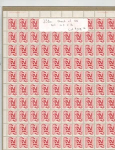 CANADA SCOTT J38a FULL SHEET OF 100 - Picture 1 of 1
