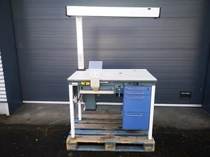 Kavo Labortisch Einzellabortisch Einzeltisch mit Absaugung und Lampe - Bild 1 von 4