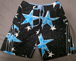 Billabong Men's Size 34 Boardshorts Surf Style Gundam Stars Volcom Hurley Lost - Picture 1 of 5
