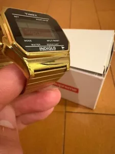 Timex Supreme Gold Metal watch FW19 Rare WATCH Tested - Picture 1 of 3