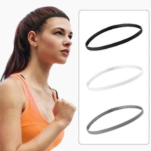 Mens Boys Ladies Long Stretchy Thin Hair Elastic Football NEW Headband E5F4 - Picture 1 of 14
