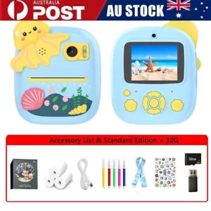 2.4" Instant Print Camera 1080P HD Digital Selfie Video Camera with 32GB TF Card - Picture 1 of 18