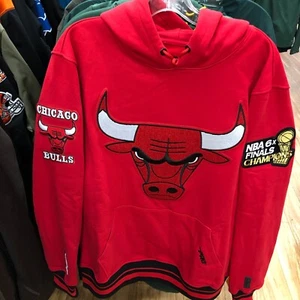 Sudadera con Capucha CHICAGO BULLS ROJA PARA HOMBRES PRO-ESTÁNDARD - Imagen 1 de 5