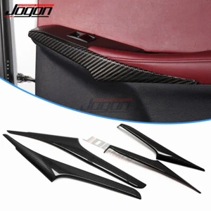 Carbon Side Door Armrest Panel Trim For Lexus IS 300 350 IS F Sport 2014 15-2020 - Picture 1 of 10