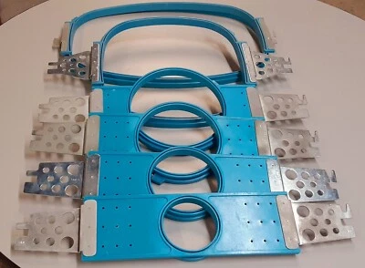 Barudan Embroidery Machine Hoops Set 9cm,12cm,15cm,18cm,300x290,300x430 - Image 1 of 3