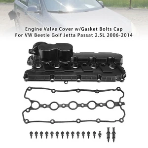 Engine Valve Cover w/Gasket Bolts Cap For VW Beetle Golf Jetta Passat 2.5L ZU - Picture 1 of 15