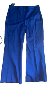 NWT J. Crew Kelsey Pant Flare Blue Women’s Size 8 BG357 - Picture 1 of 6