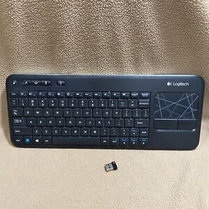Logitech Wireless K400R Keyboard With Touchpad & USB Receiver Dongle WORKS