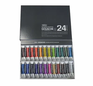 Holbein Artists Gouache blickdicht Aquarell 24 Farben Set 15ml Röhren G715 - Bild 1 von 3