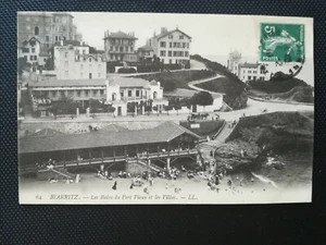 CPA 64 BIARRITZ - Les Bains du Port Vieux et les Villas - Imagen 1 de 2