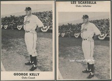 1949 Oakland Oaks, Remar (Sunbeam) Bread Single Cards, Pacific Coast League