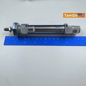 FESTO Pneumatic Cylinder DSNU-16-100-PPV-A, 16mm Bore, 100mm Stroke, NEW - Picture 1 of 3