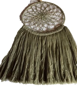 Wall Decor Macrame Wall Art “Green Dream Catcher” - Picture 1 of 2