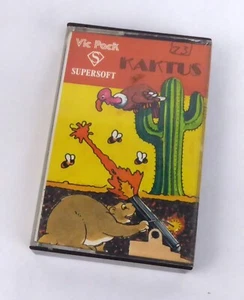 Commodore VC 20 VIC 20 -- KAKTUS (Supersoft) -- Tape Kassette - Bild 1 von 2