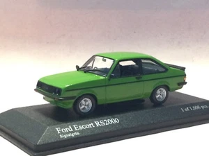 Minichamps 1:43 Ford Escort RS2000 Green 1975 Modell Nr: 400 121431 - Foto 1 di 9