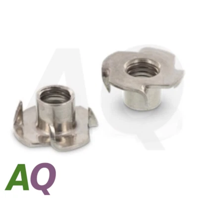 Einschlagmuttern M4 M5 M6 M8 M10 M12 EDELSTAHL V2A Niro INOX Regel-Gewinde - Bild 1 von 2