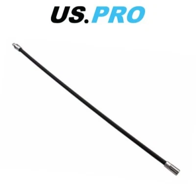  US PRO 1/4" Drive Flexible Socket Extension Bar Adapter 450MM 4145 - Image 1 of 2