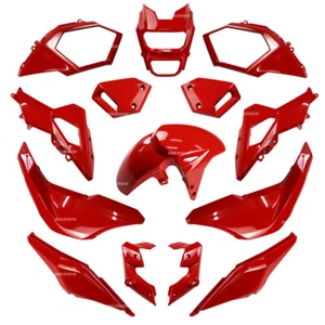 RED Full Fairing Set Ready To Install FOR HONDA GROM MSX SF 125 2016-2020 - Picture 1 of 10