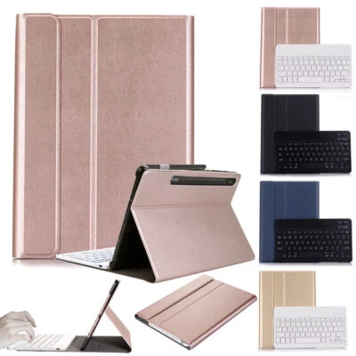 Bluetooth Keyboard Leather Case For Samsung Galaxy Tab S7+T970/975 S8+X800/X806 - Image 1 of 4
