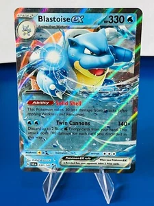 Blastoise ex 030/142 - Corona Estelar - Juego de cartas coleccionables Pokémon - Doble raro - Casi nuevo - Imagen 1 de 1
