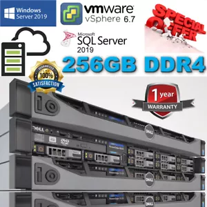 Dell PowerEdge R630 2x E5-2680 V4 2,40 GHz 28-core 256 GB DDR4 2 TB SSD H730 1 GB NV - Foto 1 di 7