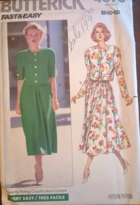 Butterick VERY EASY SEWING PATTERN #4679 Misses' Top & Skirt SIZE 8-10-12 UC/FF - Image 1 of 4