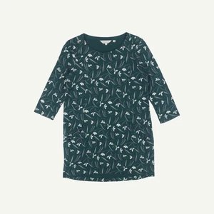 Seasalt Cornwall Womens Green Cotton Mid sleeved Tunic Top Size 8 - Picture 1 of 13