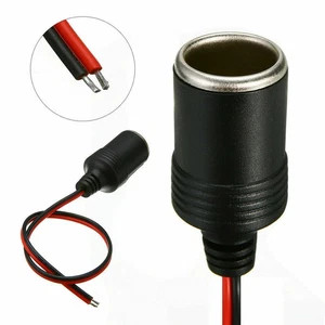 12V/24V Car Cigarette Lighter Charger Cable Socket Plug Connector Adapter lot - Picture 1 of 15