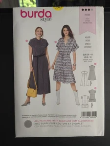Burda Sewing Pattern 6240 Misses’ Dresses With Front Button Fastening 8-18 - Picture 1 of 3