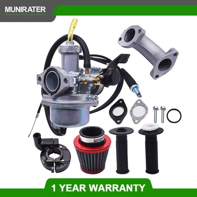 ✅Carburetor & Intake Manifold Air Filter & Handle Grip For Honda XR70R 1998-2003 - Imagem 1 de 4