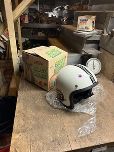 Vintage G.E. Lexan Arctic Cat Motocicleta Moto de Nieve Seguridad Carreras Casco Caja EE. UU. - Imagen 1 de 15