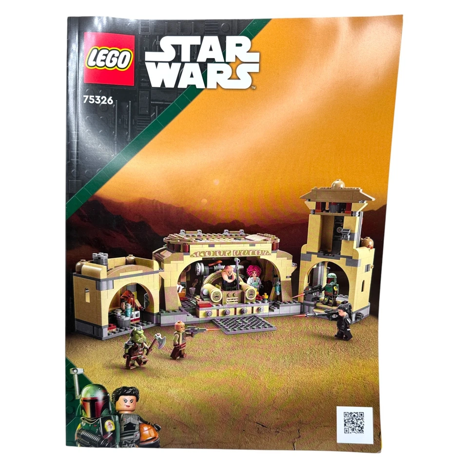 LEGO® Star Wars™ Bauanleitung 75326 Boba Fetts Thronsaal Booklet neuwertig - Bild 1 von 4
