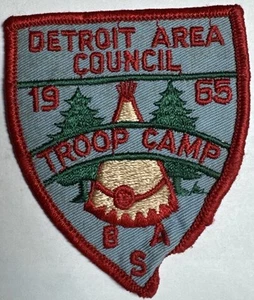 Vintage BSA 1965 Detroit Area Council Truop Camp - Foto 1 di 1