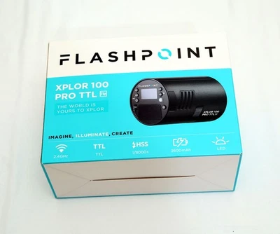 Flashpoint / Godox AD100Pro Pocket Flash 100Ws TTL HSS 2.4GHz Strobe - New - Image 1 of 2