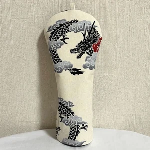 Golf Utility Head Cover H9.45" W4.3" Handmade Dragon Pattern Made in Japan - Picture 1 of 4