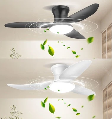 LED Ceiling Fan with Lighting Light Remote Control Ceiling Lamp Living Room - Image 1 of 4