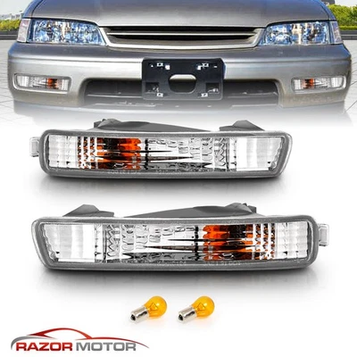 For 1994 1995 Honda Accord LX/DX/EX/EX-R 2/4/5DR Euro Signal Bumper Lights Lamps - Image 1 of 4