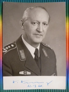 Helmut Heinz † 2000 (Militär) - Generalleutnant der Luftwaffe der Bundeswehr - Bild 1 von 2