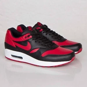 NIKE AIR MAX 1 PREMIUM QS BRED 28.5cm Nike Air Max Premium Bread Black Red US1 - Picture 1 of 9