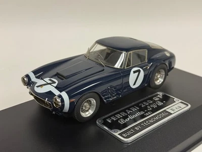 1/24 Tecnomodel Ferrari 250 GT Lusso SWB in Blue  car #7 ,   5 pieces   ABG170 - Image 1 of 4