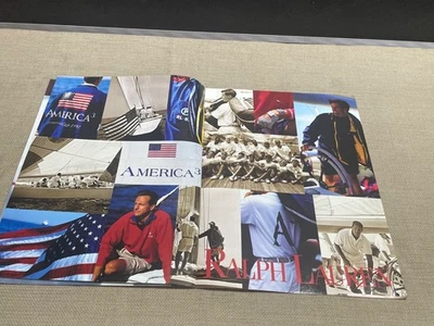 RALPH LAUREN 1992 年美国杯 9 页传播杂志印刷广告男式时尚 — 第 1/4 张图片
