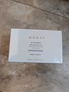 Monat Be Balanced Lightweight Moisturizer 1.52 fl oz New Sealed Plant Stem Cells - Picture 1 of 4