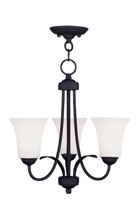 Livex Lighting 6473-04 Ridgedale Mini Chandelier Black - Image 1 of 4
